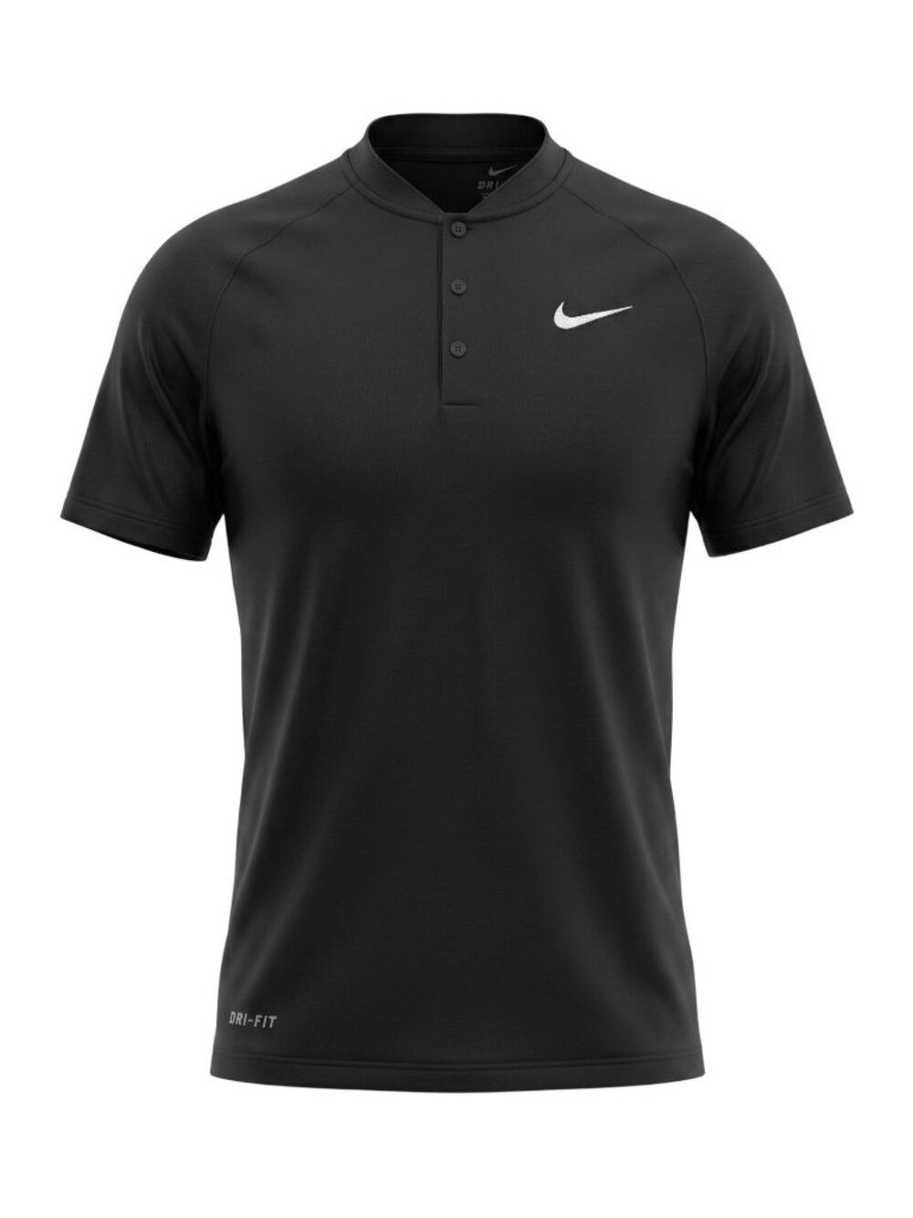 Nike Men's Black Dri-FIT Short Sleeve Polo Shirt Size Large